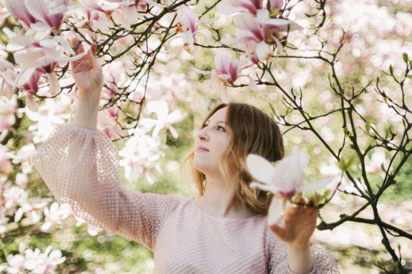 sesja ślubna w ogrodzie botanicznym PAN Powsin